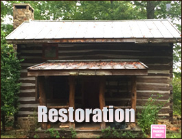 Historic Log Cabin Restoration  Sandersville, Georgia